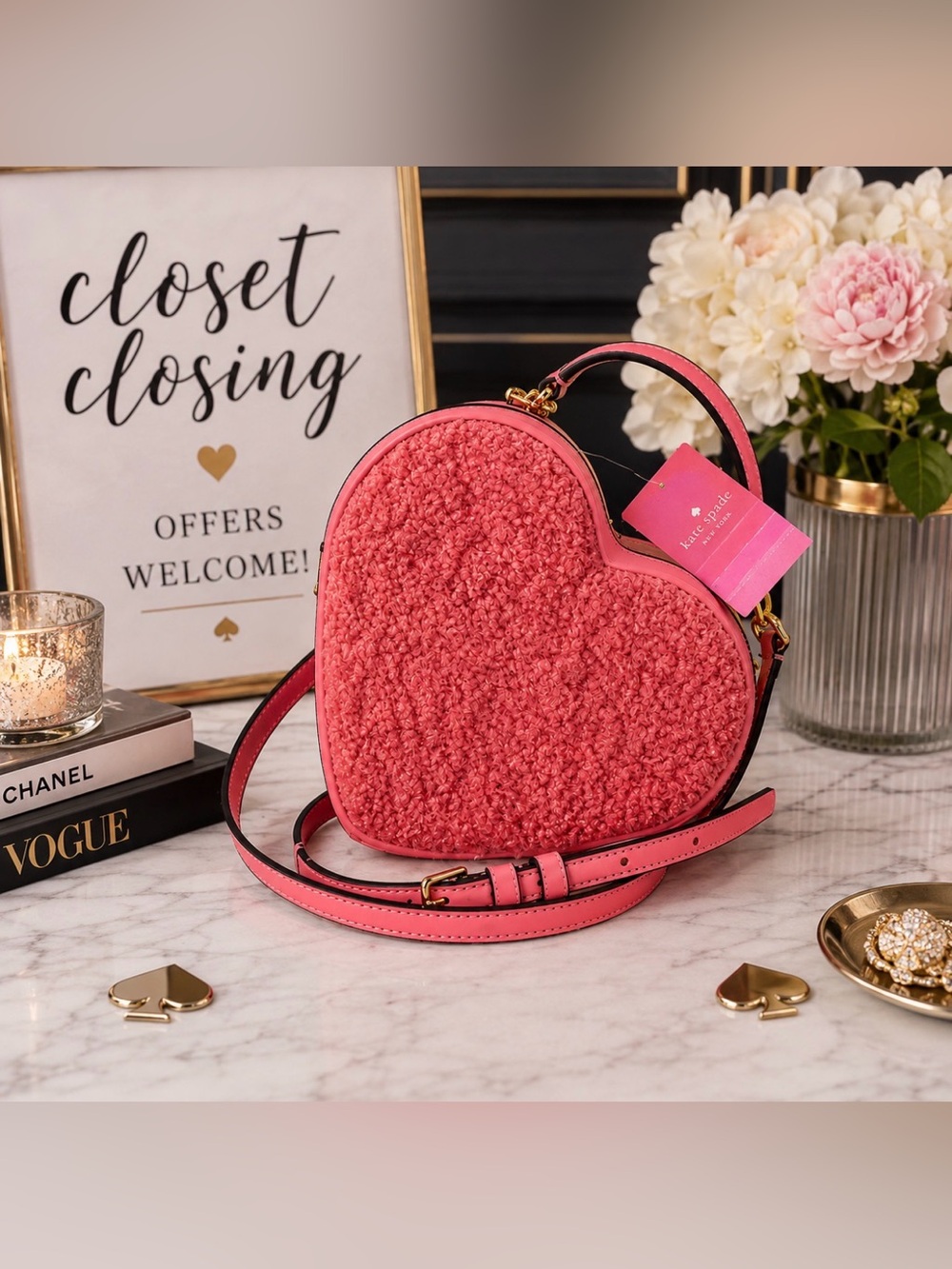 Kate Spade LOVE SHACK Heart Crossbody